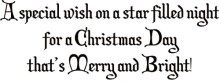 Special Wish/Star Filled Christmas Greeting